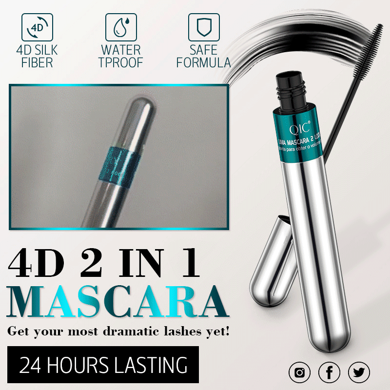 🔥NEW YEAR SALE🔥 4D 2 In 1 Mascara