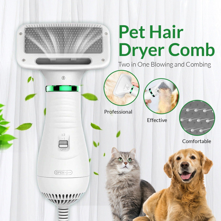 Pet Grooming Hair Dryer With Comb Brush 🔥FATHER'S DAY SALE 50% OFF🔥