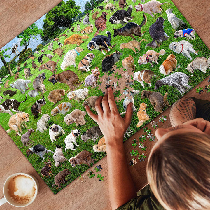 Pooping Dog Jigsaw Puzzle 1000 Piece 🔥SALE 50% OFF🔥