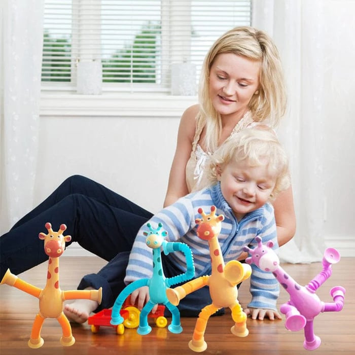 Telescopic Suction Cup Giraffe Toy 🔥HOT DEAL - 50% OFF🔥