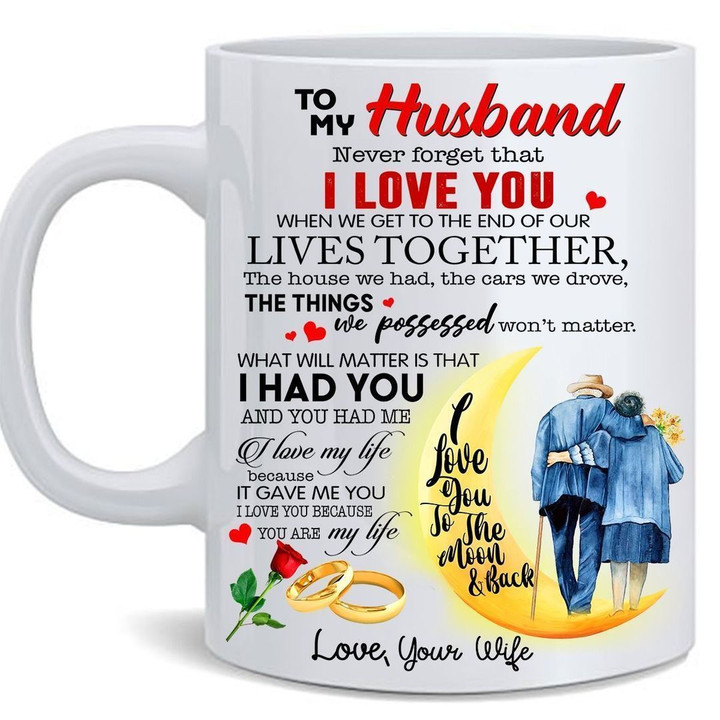 To my Husband - Never forget that I Love You Mug