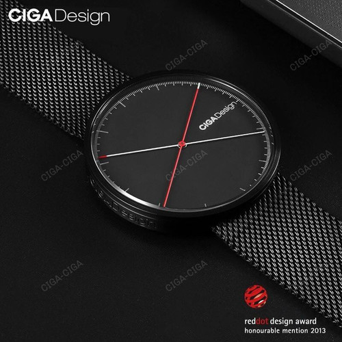 CIGA Design Men / Women Quartz Watch X Series Stainless Steel Case Steel Strap Clock Nice Gift Couple Wristwatch
