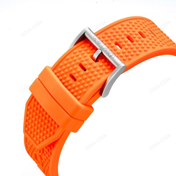 Colorful Customized Silicone Watch Strap for Watches in Black Red and Blue Suits