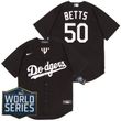 Los Angeles Dodgers Mookie Betts #50 2020 MLB Black Jersey