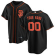 San Francisco Giants MLB 2020 Personalized Custom Black Custom Jersey