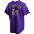 Colorado Rockies Charlie Blackmon #19 2020 MLB Purple Jersey