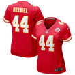 Womens Kansas City Chiefs Dorian ODaniel Red Game Jersey Gift for Kansas City Chiefs fans