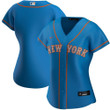 Womens New York Mets Royal Alternate Team Wordmark Jersey Gift For New York Mets Fans
