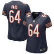Womens Chicago Bears Alex Bars Navy Game Jersey Gift for Chicago Bears fans