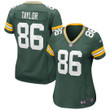 Womens Green Bay Packers Malik Taylor Green Game Jersey Gift for Green Bay Packers fans