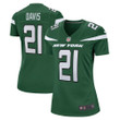 Womens New York Jets Ashtyn Davis Gotham Green Game Player Jersey Gift for New York Jets fans