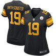Womens Pittsburgh Steelers JuJu Smith-Schuster Black Alternate Game Player Jersey Gift for Pittsburgh Steelers fans