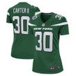 Womens New York Jets Michael Carter II Gotham Green Game Jersey Gift for New York Jets fans