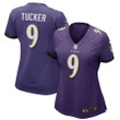 Justin Tucker Baltimore Ravens Womens Game Jersey Purple 2019