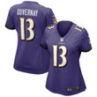 Womens Baltimore Ravens Devin Duvernay Purple Game Jersey Gift for Baltimore Ravens fans