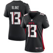 Womens Atlanta Falcons Christian Blake Black Game Jersey Gift for Atlanta Falcons fans
