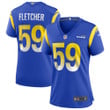 Womens Los Angeles Rams London Fletcher Royal Game Retired Player Jersey Gift for Los Angeles Rams fans