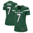 Womens New York Jets Braden Mann Gotham Green Game Jersey Gift for New York Jets fans