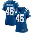 Womens Colts Luke Rhodes Royal Game Jersey Gift for Colts fans