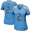 Womens Tennessee Titans Julio Jones Light Blue Game Jersey Gift for Tennessee Titans fans