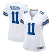 Womens Dallas Cowboys Micah Parsons White Game Jersey Gift for Dallas Cowboys fans