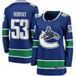 Womens Vancouver Canucks Bo Horvat Blue Home Jersey gift for Vancouver Canucks fans