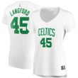 Romeo Langford Boston Celtics Womens Player Association Edition White Jersey gift for Boston Celtics fans