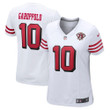 Womens San Francisco 49ers Jimmy Garoppolo White 75th Anniversary 2nd Alternate Game Jersey Gift for San Francisco 49Ers fans
