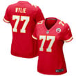 Womens Kansas City Chiefs Andrew Wylie Red Game Jersey Gift for Kansas City Chiefs fans