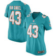 Womens Miami Dolphins Andrew Van Ginkel Aqua Game Jersey Gift for Miami Dolphins fans