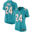 Womens Miami Dolphins Byron Jones Aqua Game Jersey Gift for Miami Dolphins fans