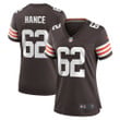Womens Cleveland Browns Blake Hance Brown Game Jersey Gift for Cleveland Browns fans