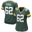 Womens Green Bay Packers Lucas Patrick Green Game Jersey Gift for Green Bay Packers fans