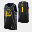 Golden State Warriors Damion Lee 1 Nba 2021-22 City Edition Black Jersey Gift For Warriors Fans