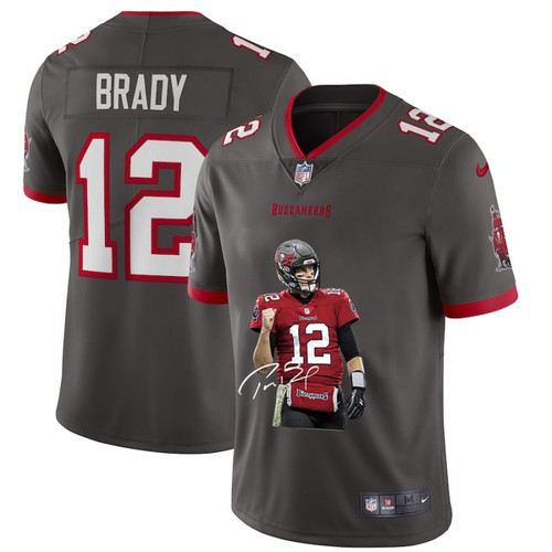 Tampa Bay Buccaneers Tom Brady #12 NFL 2020 Brown Jersey