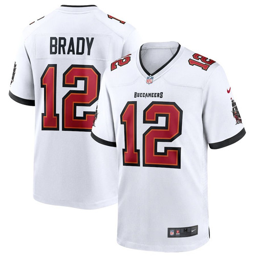 Tampa Bay Buccaneers Tom Brady White Game Jersey