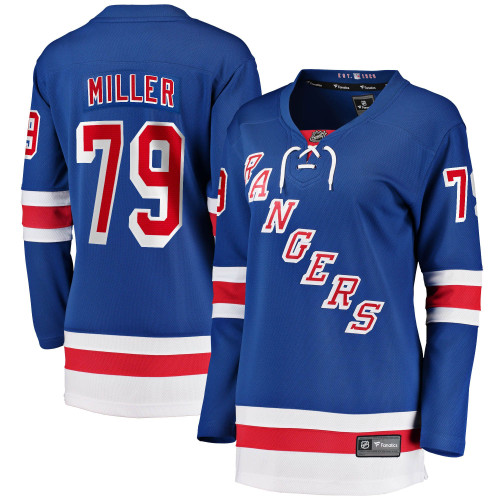Womens New York Rangers KAndre Miller Blue 2017/18 Home Jersey gift for New York Rangers fans