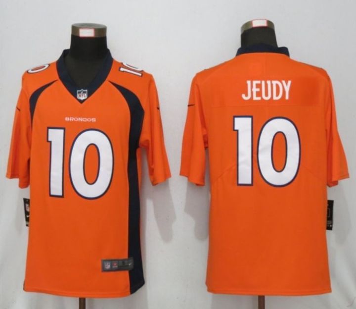 Denver Broncos Jerry Jeudy #10 NFL 2020 Orange Jersey