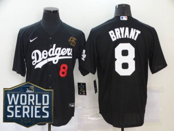 Los Angeles Dodgers Kris Bryant #8 2020 MLB Black Jersey