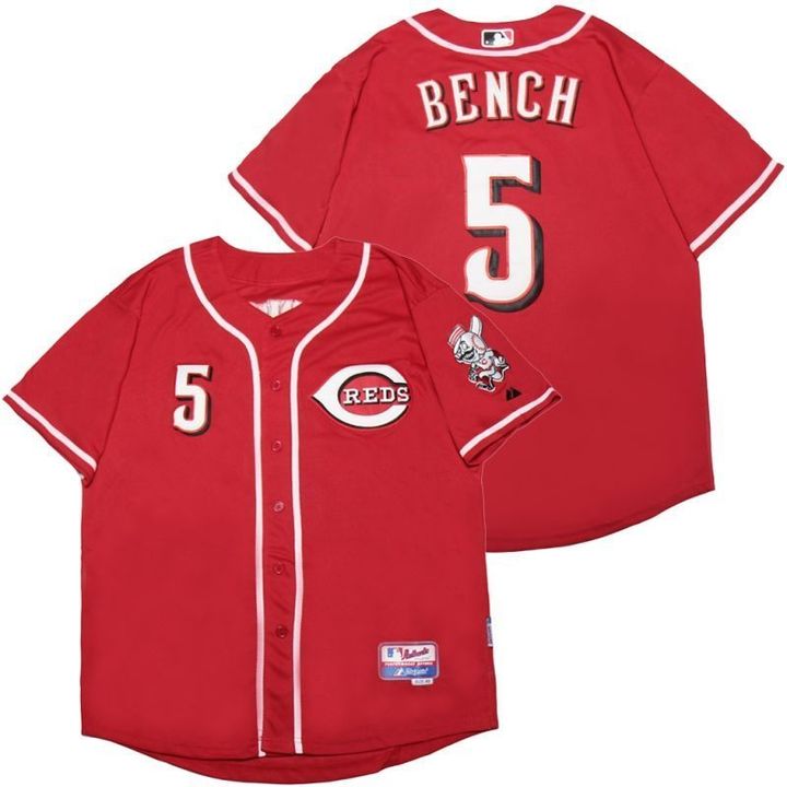 Cincinnati Reds Johnny Bench #5 2020 MLB Red Jersey
