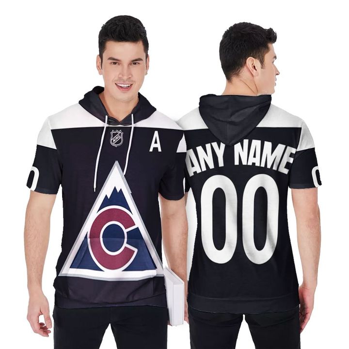 Colorado Avalanche NFL Ice Hockey Logo Team 2020 Navy Jersey 3D Designed Allover Custom Gift For Avalanche Fans