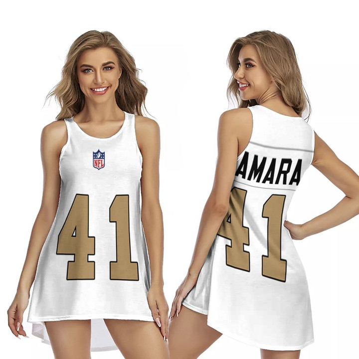 New Orleans Saints Alvin Kamara #41 NFL American Football Team Logo Color Rush Custom 3D Designed Allover Gift For Saints Fans