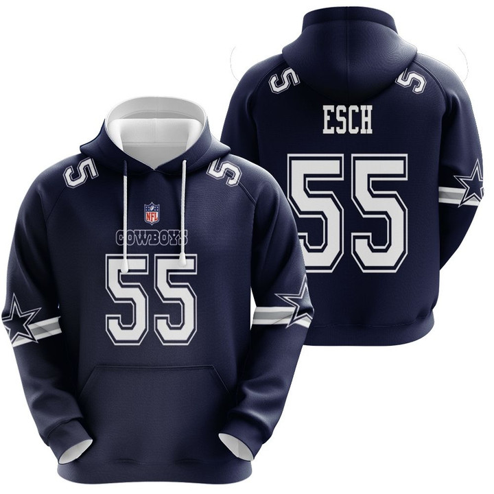 Dallas Cowboys Leighton Vander Esch #55 Great Player NFL American Football Game Navy 2019 Jersey Style Gift For Cowboys Fans