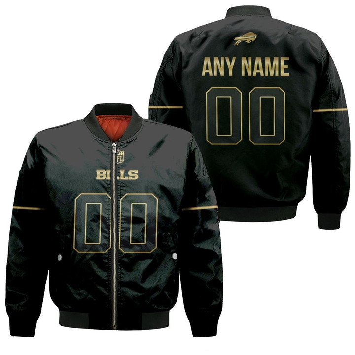 Buffalo Bills NFL Black Golden Edition Vapor Limited Jersey Style Custom Gift For Bills Fans