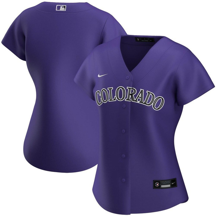 Womens Colorado Rockies Purple Alternate Team Jersey Gift For Colorado Rockies Fans