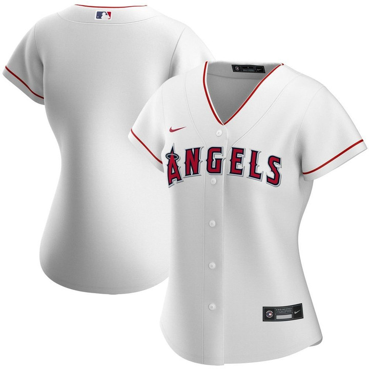 Womens Los Angeles Angels White Home Team Jersey Gift For Los Angeles Angels Fans