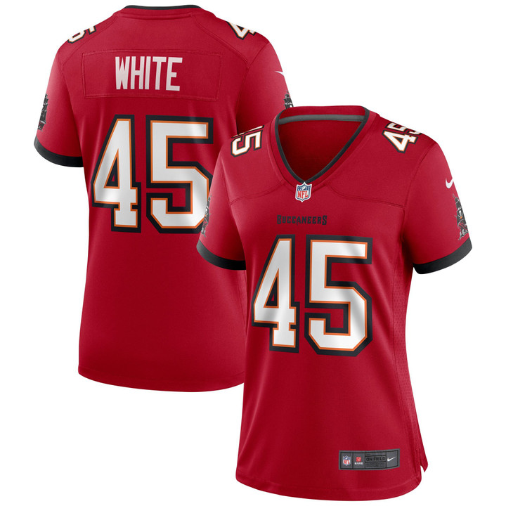 Womens Tampa Bay Buccaneers Devin White Red Game Jersey Gift for Tampa Bay Buccaneers fans
