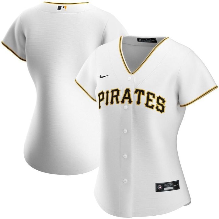 Womens Pittsburgh Pirates White Home Team Jersey Gift For Pittsburgh Pirates Fans