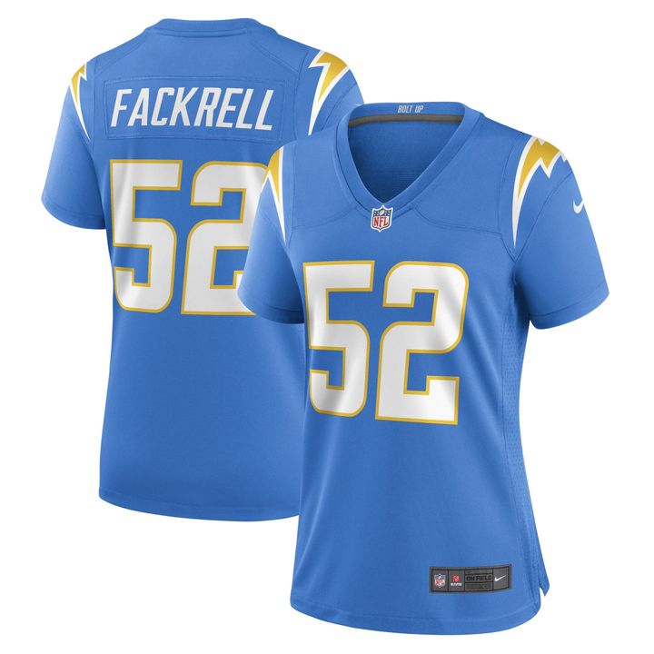 Womens Los Angeles Chargers Kyler Fackrell Powder Blue Game Jersey Gift for Los Angeles Chargers fans