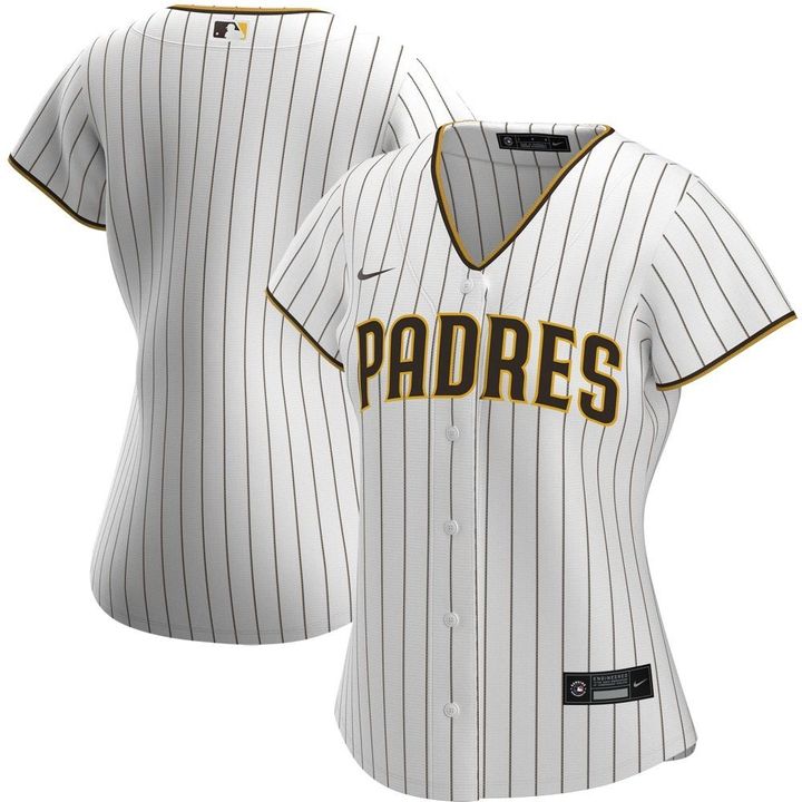 Womens San Diego Padres White Home Team Jersey Gift For San Diego Padres Fans